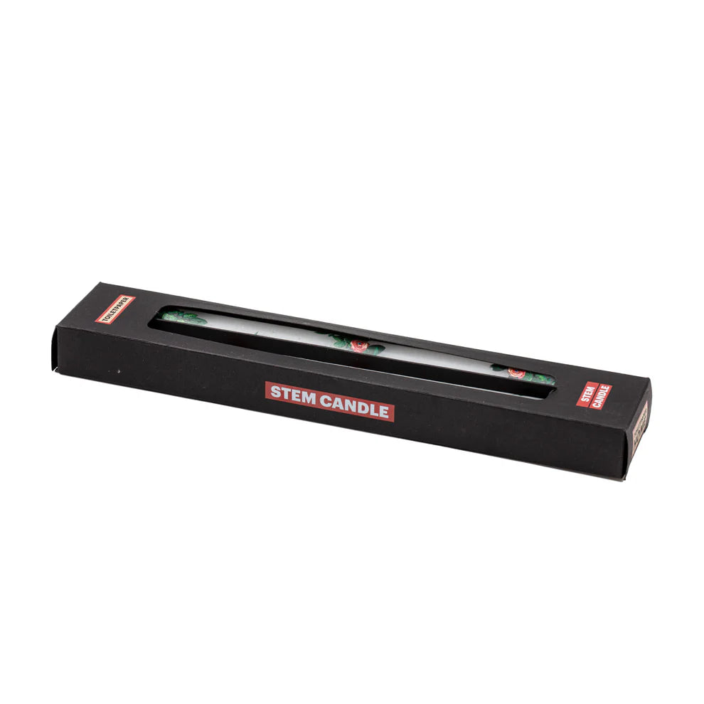 Seletti SET 2PZ CANDELA A STELO TOILETPAPER "ROSES" Cm 2,3x2,3 h. 27