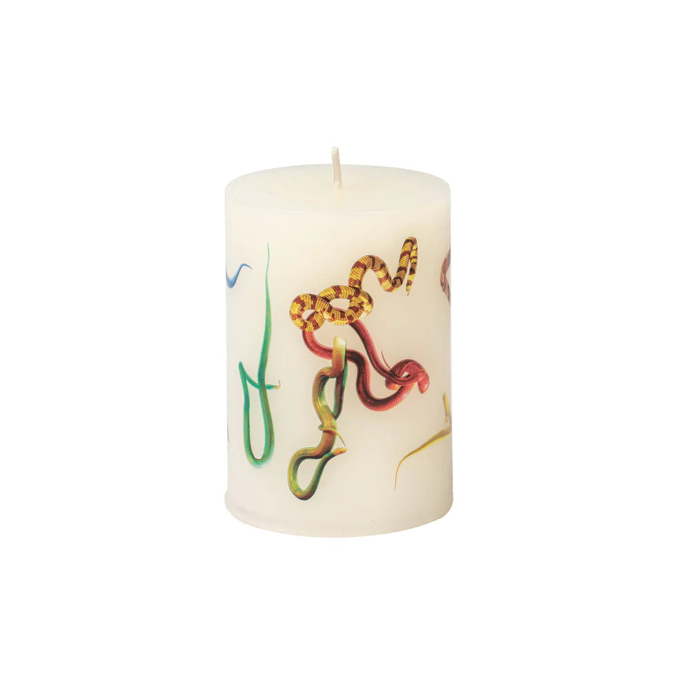 Seletti CANDELA GRANDE TOILETPAPER "SNAKES WHITE"
