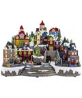 Village animatedMulticolor-Adapter-LED-51x30x35,5cm