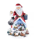 Village Santa xmas tree animatedMulticolor-Adapter-LED-37x28x49cm