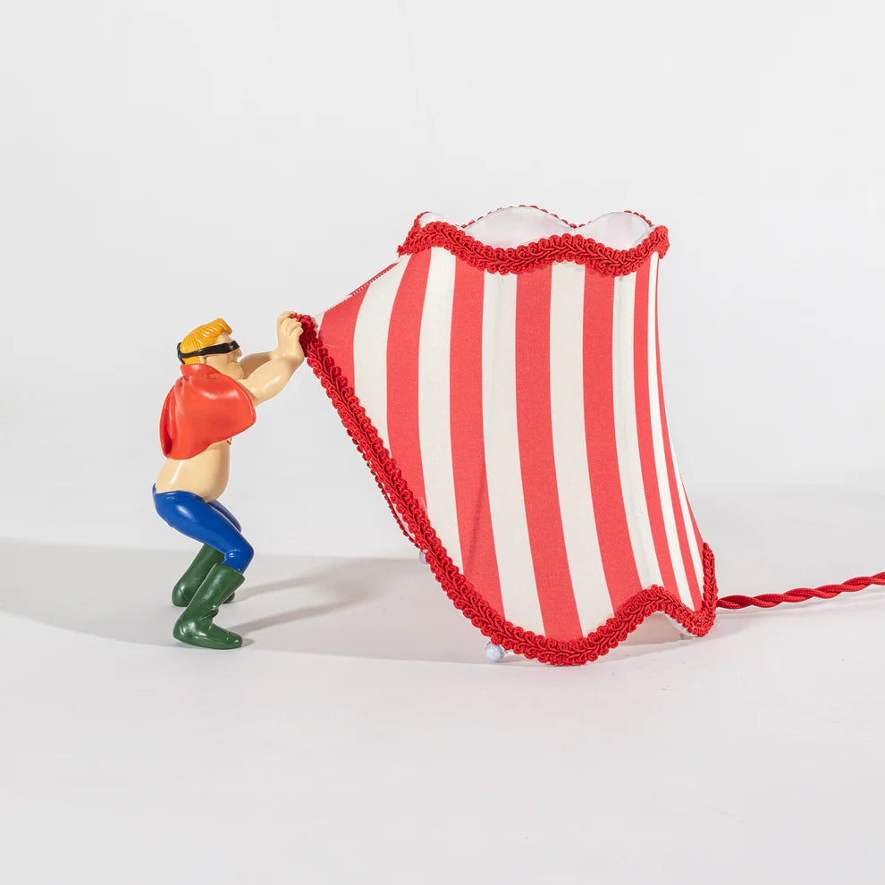 SELETTI "CIRCUS - SUPER JIMMY" ABAT-JOUR IN RESINA, METALLO E POLIESTERE