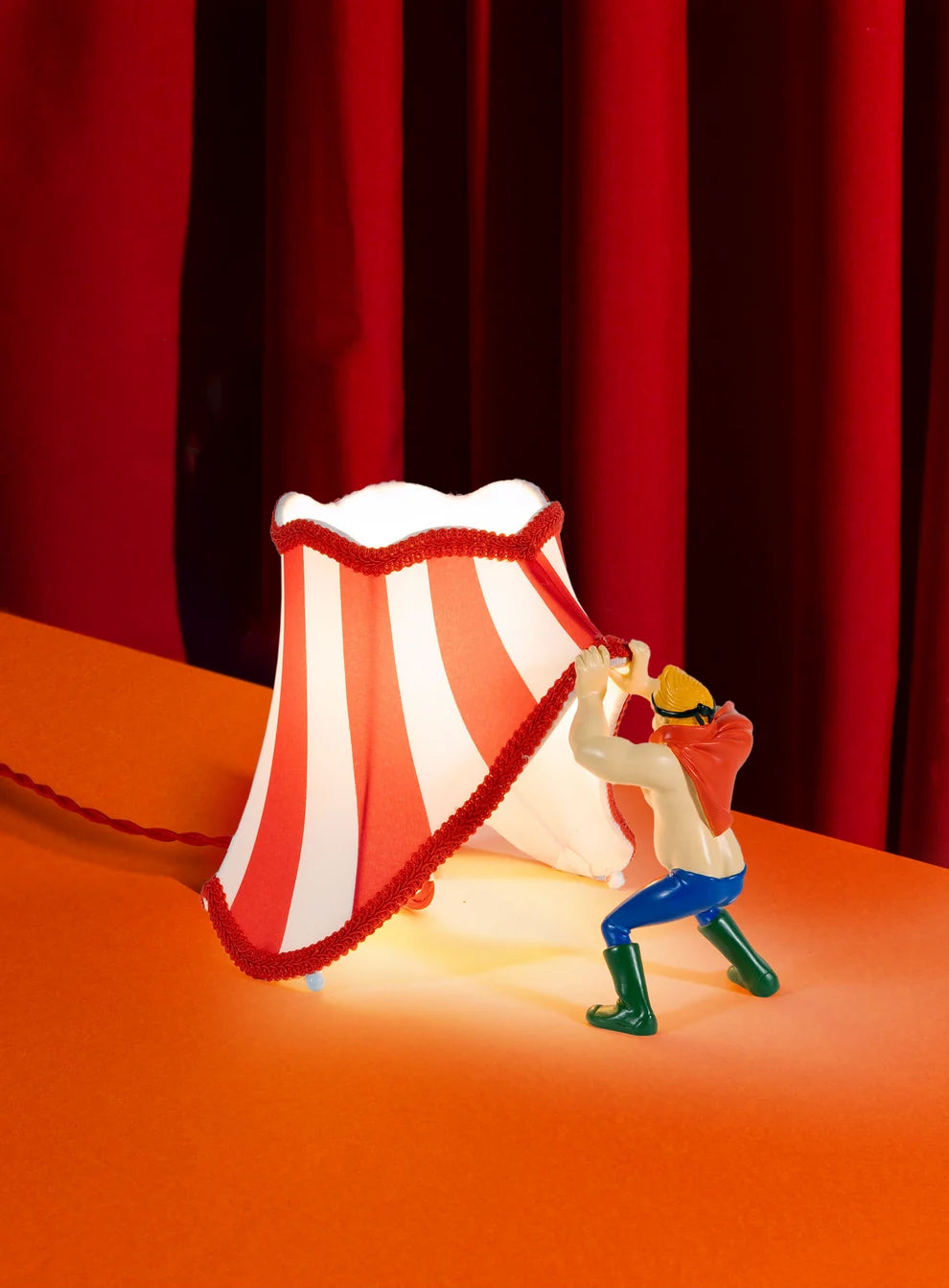 SELETTI "CIRCUS - SUPER JIMMY" ABAT-JOUR IN RESINA, METALLO E POLIESTERE