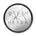 SPECCHIO CON CORNICE MDF DREAM-MERDA Cm.70