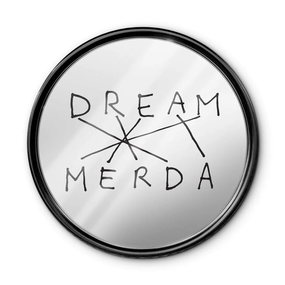 SPECCHIO CON CORNICE MDF DREAM-MERDA Cm.70