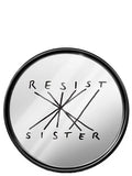 SPECCHIO CON CORNICE MDF "RESIST-SISTER" Cm.70