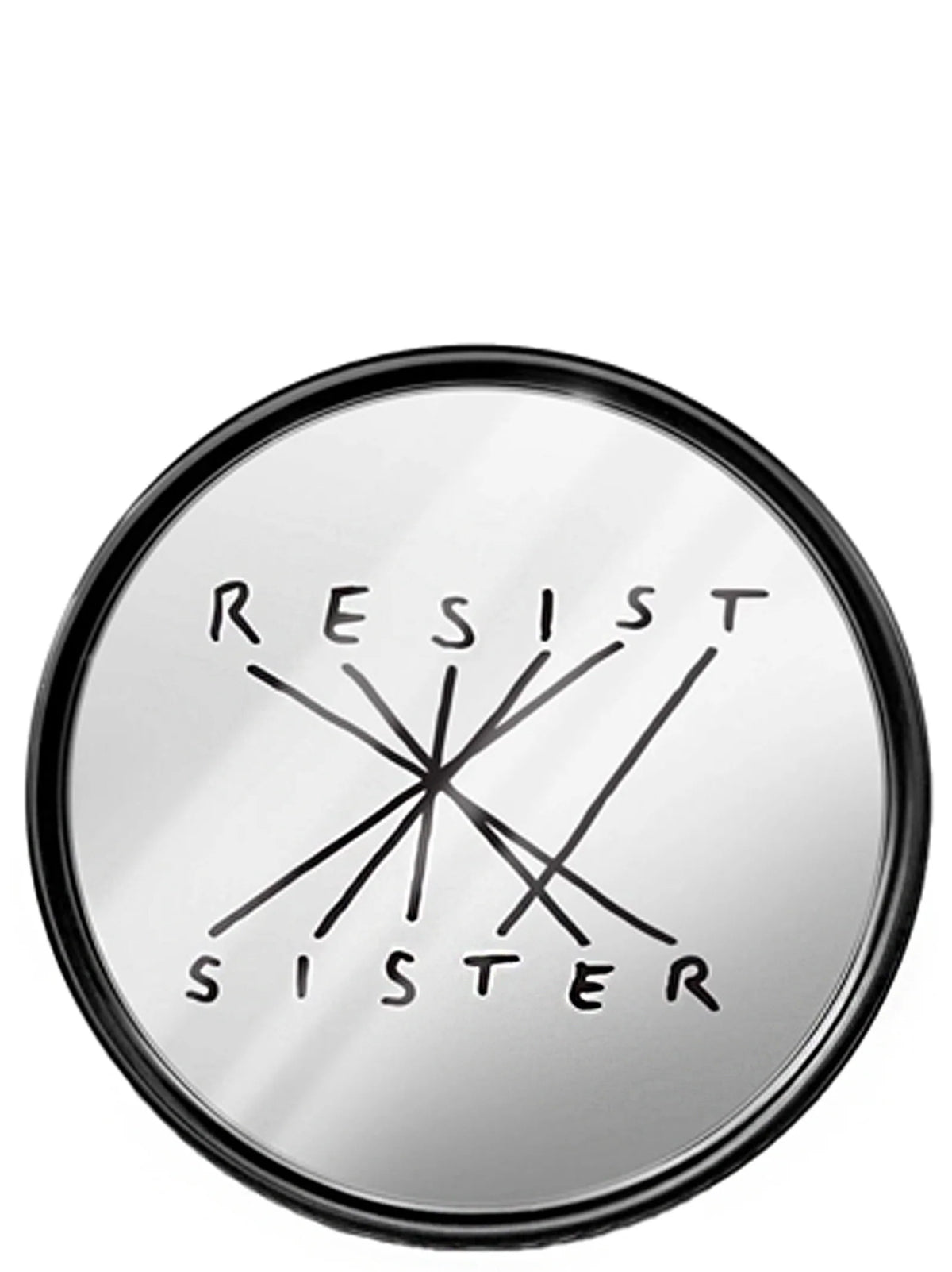 SPECCHIO CON CORNICE MDF "RESIST-SISTER" Cm.70