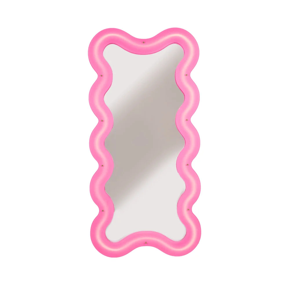 Seletti "Supercurve" Specchio con Cornice Luminosa - cm 90x185x4