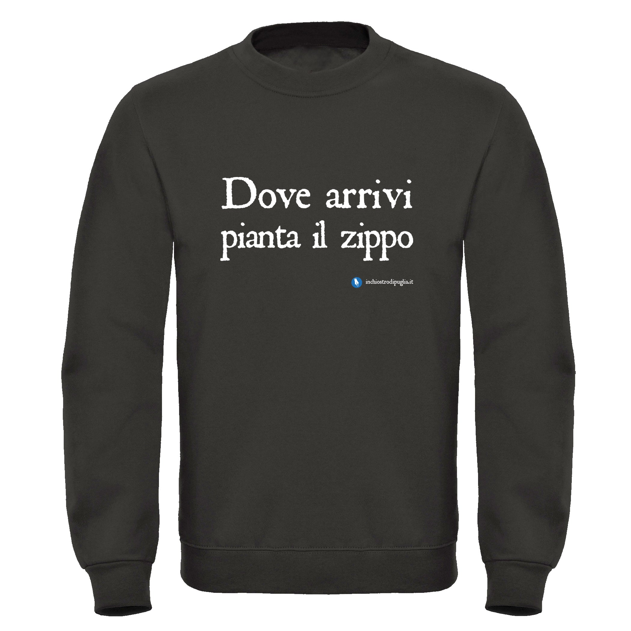 Felpa Dove arrivi pianta il zippo Nero M