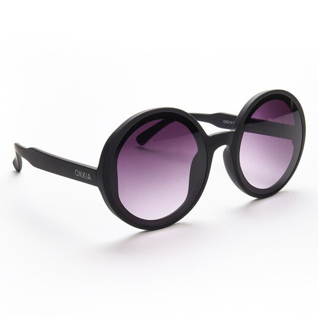 OKKIA - Occhiali da sole Round Monica - OK014-BK