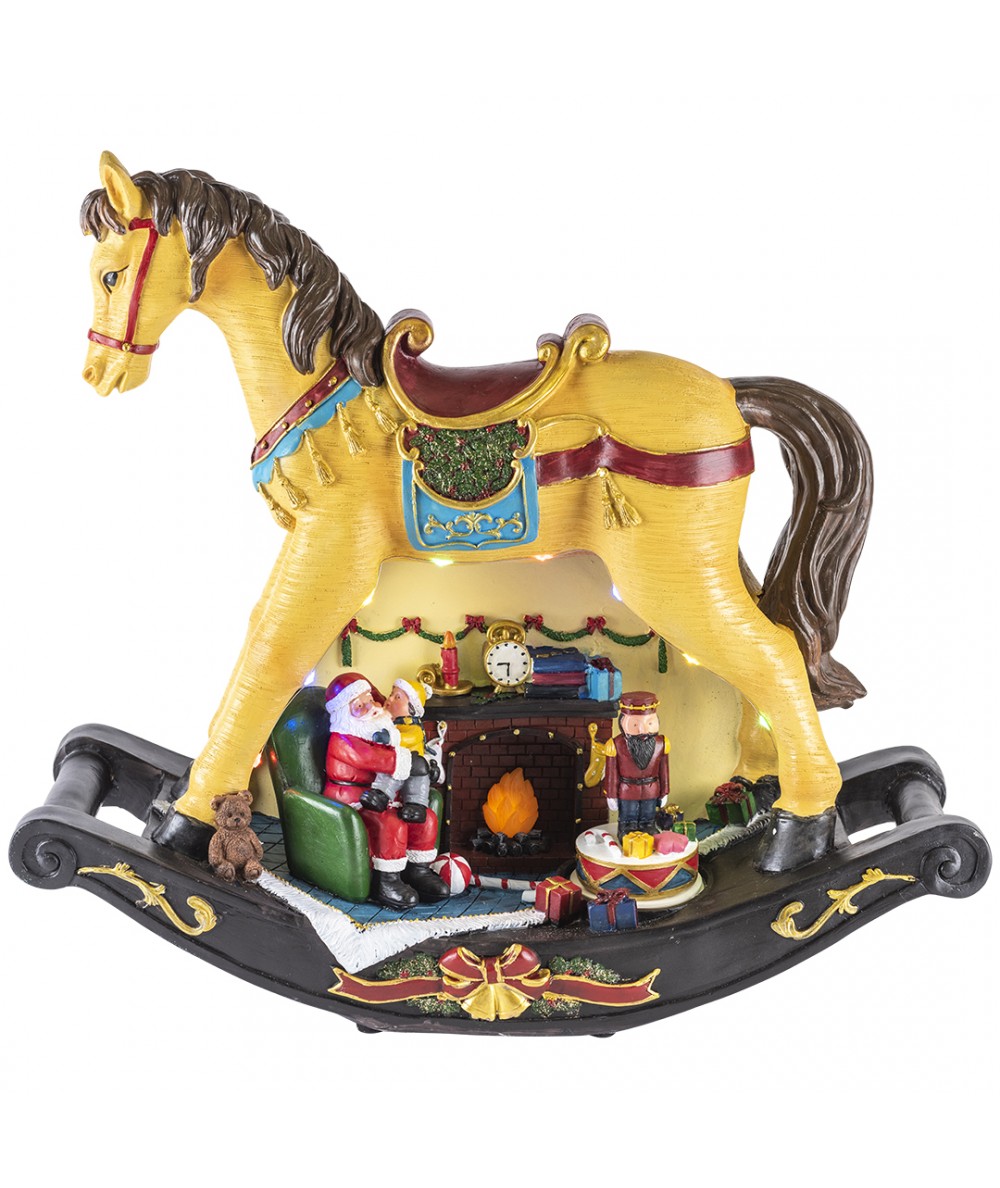 Horse santa workshopMulticolor-Adapter-LED-50x20x45cm
