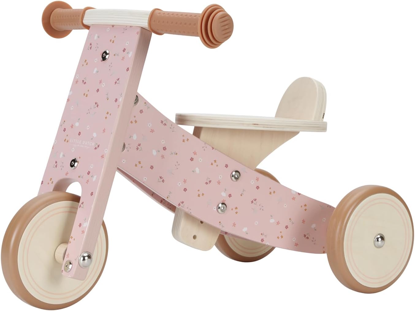 Triciclo in legno Rosa FSC