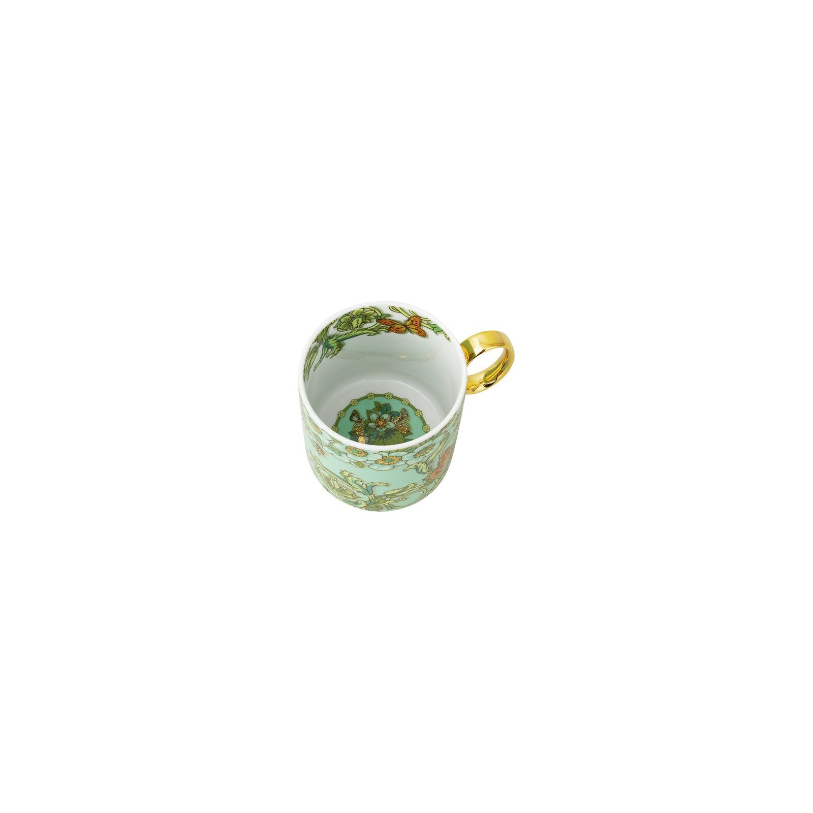 ROSENTHAL VERSACE - TAZZA CON MANICO - VERDE