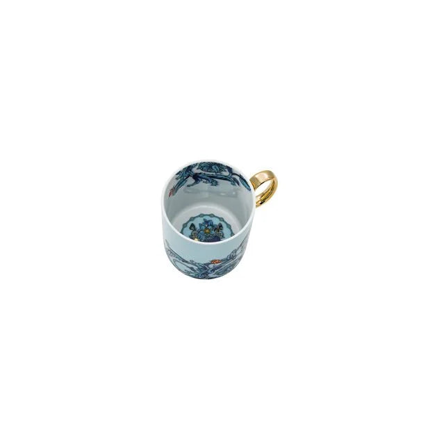ROSENTHAL VERSACE - TAZZA CON MANICO - BLU