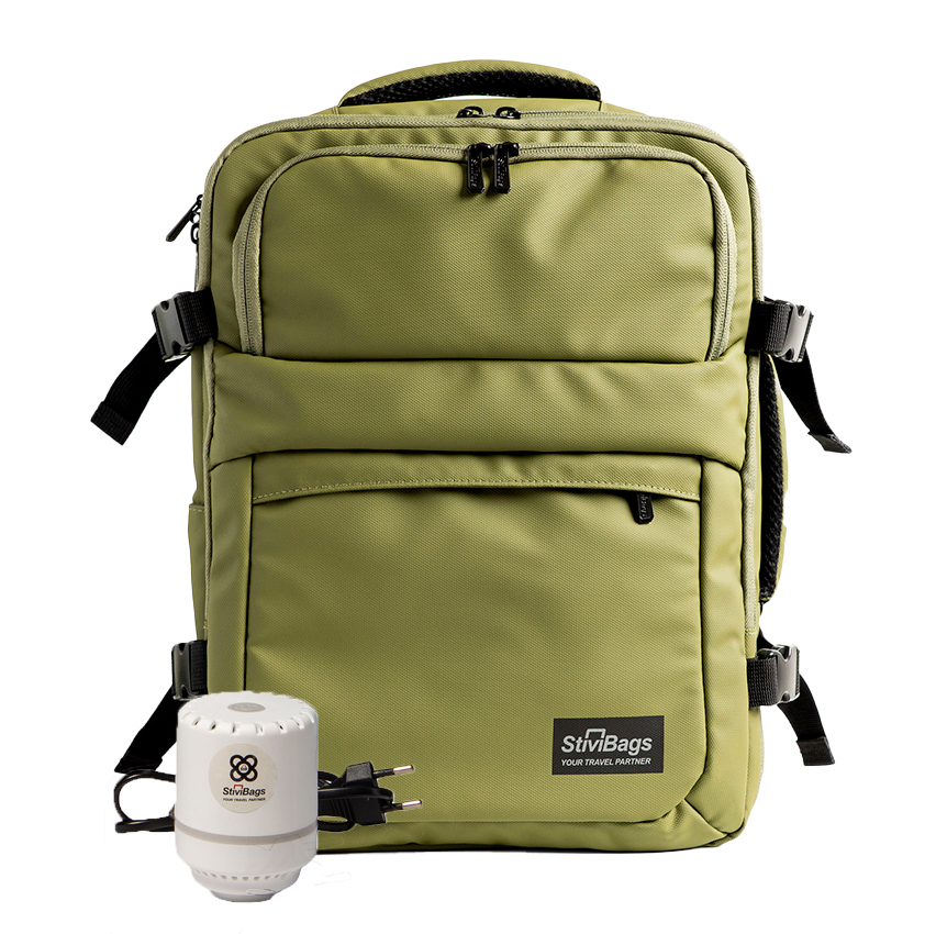STIVIBAGS AIRMAX II Zaino con Aspiratore Sottovuoto - Waterproof Underseat Cabin bag