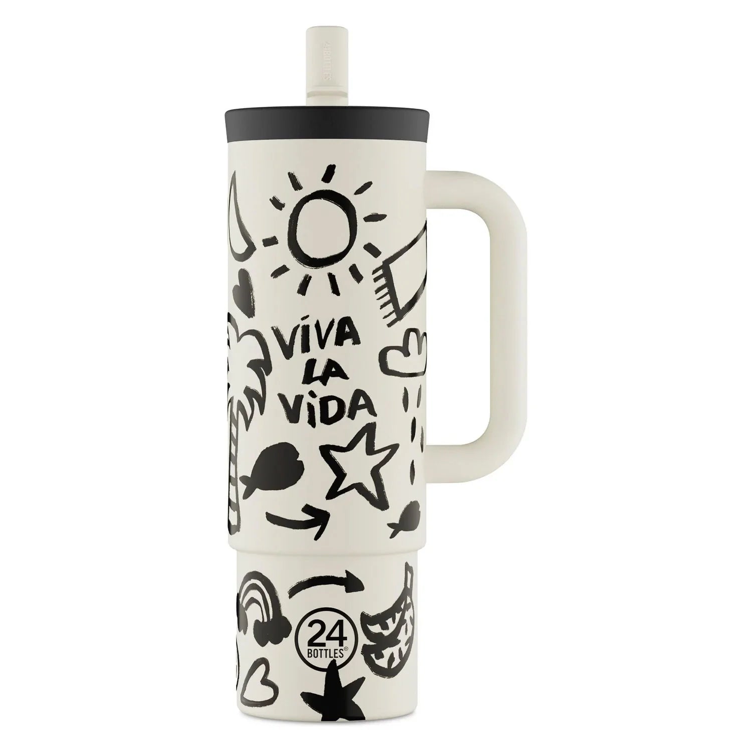 24Bottles Viva la Vida Straw Cup 800 ml