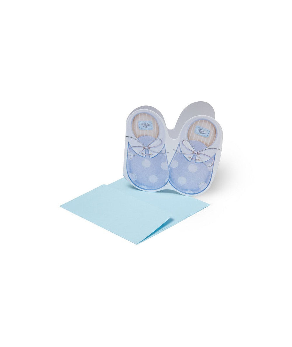 BIGLIETTO DI AUGURI 7x7 BABY SHOESBOY