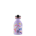 24Bottles Urban Bottle 250 Meow Friends – Borraccia per Bambini con Cannuccia