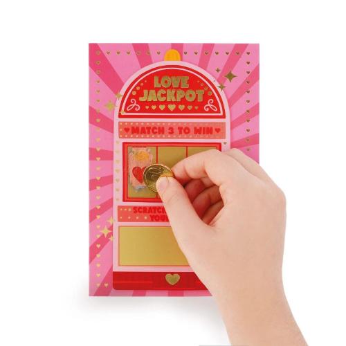 SCRATCH OFF CARD - LOVE JACKPOT