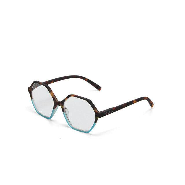 OKKIA - Occhiale da lettura mod.VENEZIA Col.Havana Blue  - OK036