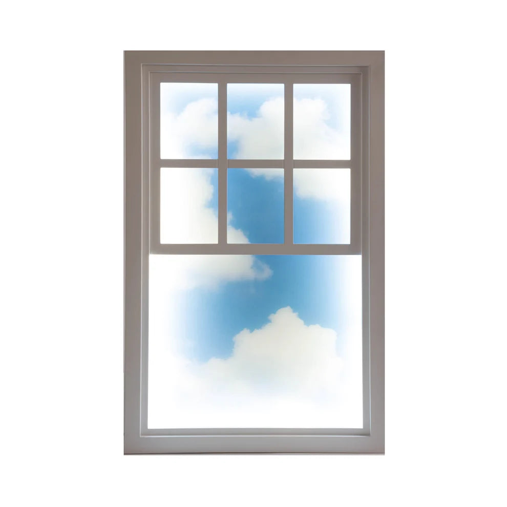 Seletti "Loft Window" Lampada in Legno e Acrilico - cm 57 x h.90