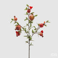 EDG Ramo di Melograno X7 con Foglie, H76 cm