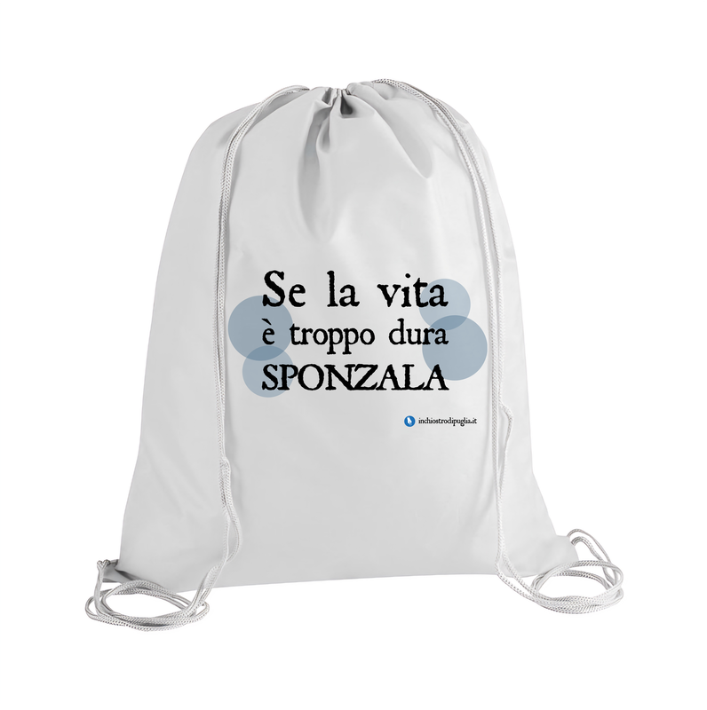 Zaino mare Se la vita è troppo dura SPONZALA