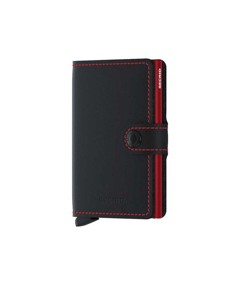 Miniwallet Matte Black & Red