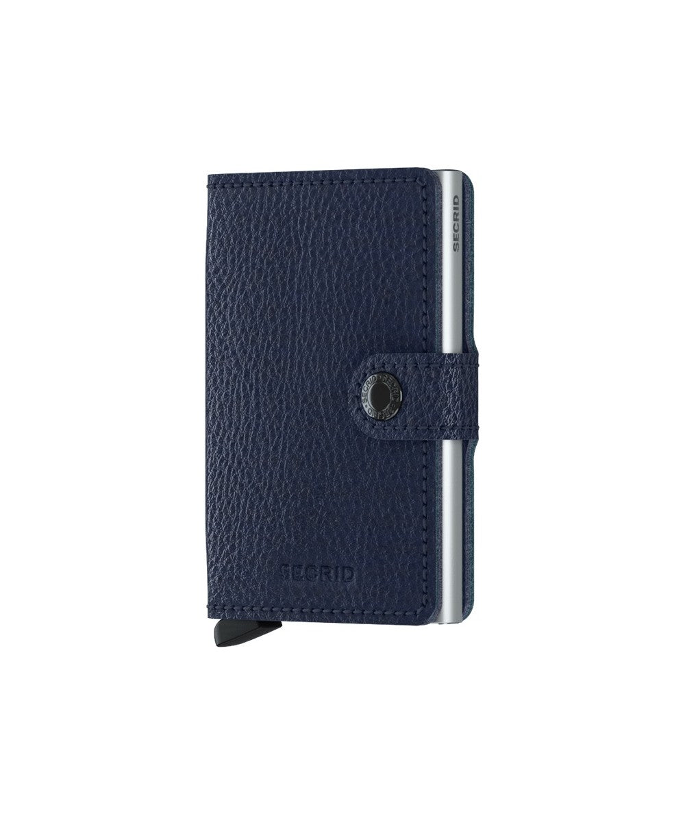 Miniwallet Veg Navy-Silver