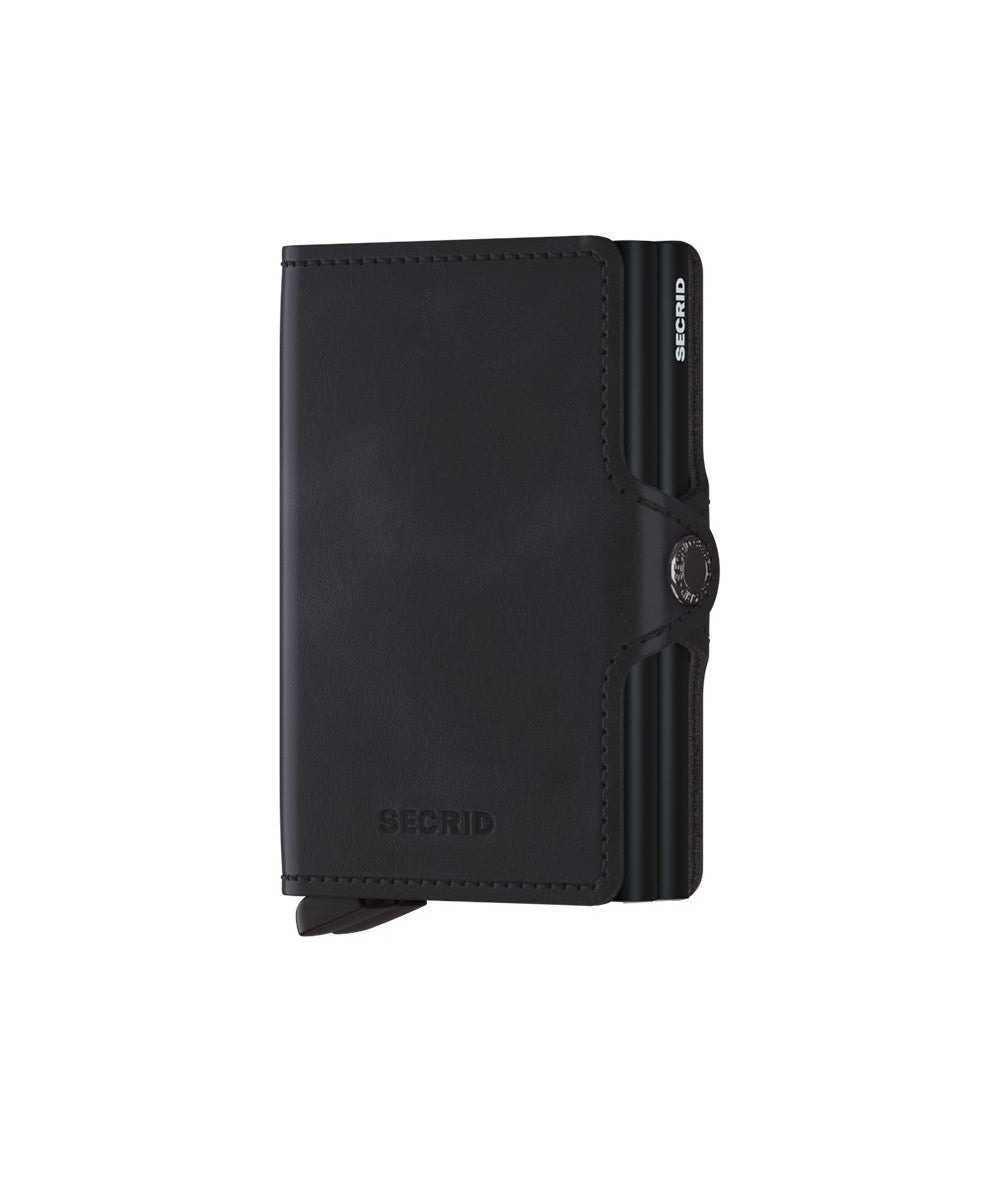 Twin Wallet Vintage Black