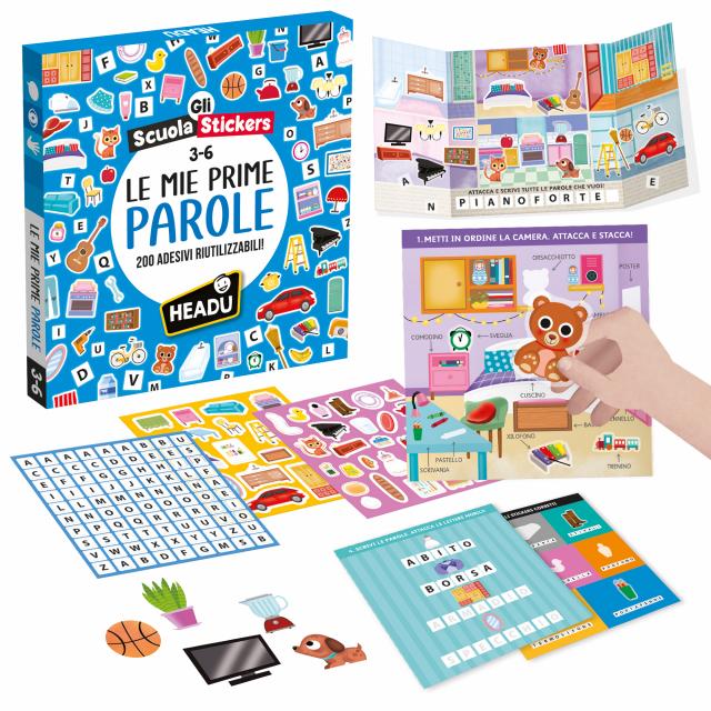 HEADU Scuola Stickers Le Mie Prime Parole