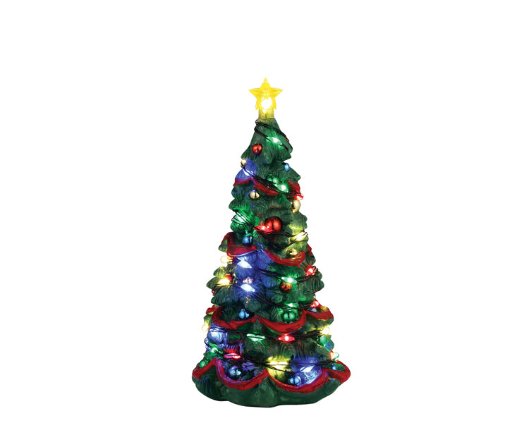 JOYFUL CHRISTMAS TREE, MULTI LIGHT, B/O (4.5V) 34101-SQ