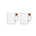 Ichendorf - CUORE set 2 mug cuore rosso