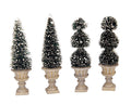LEMAX CONE-SHAPED & SCULPTED TOPIARIES, SET OF 4 34965-AA