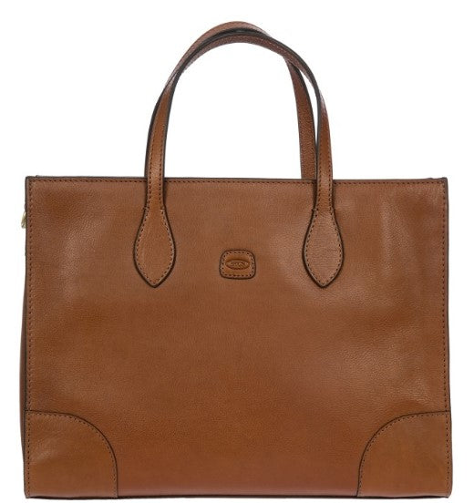 BRIC'S — VOLTERRA OPERA BAG TABACCO