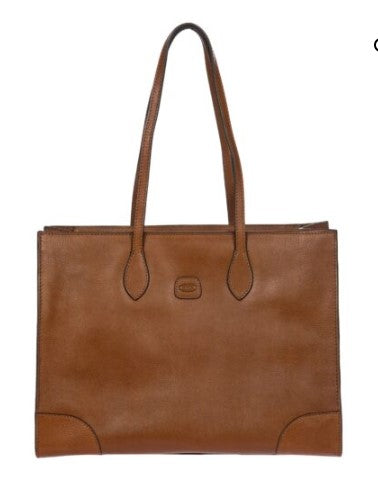BRIC'S — VOLTERRA OPERA BAG TABACCO
