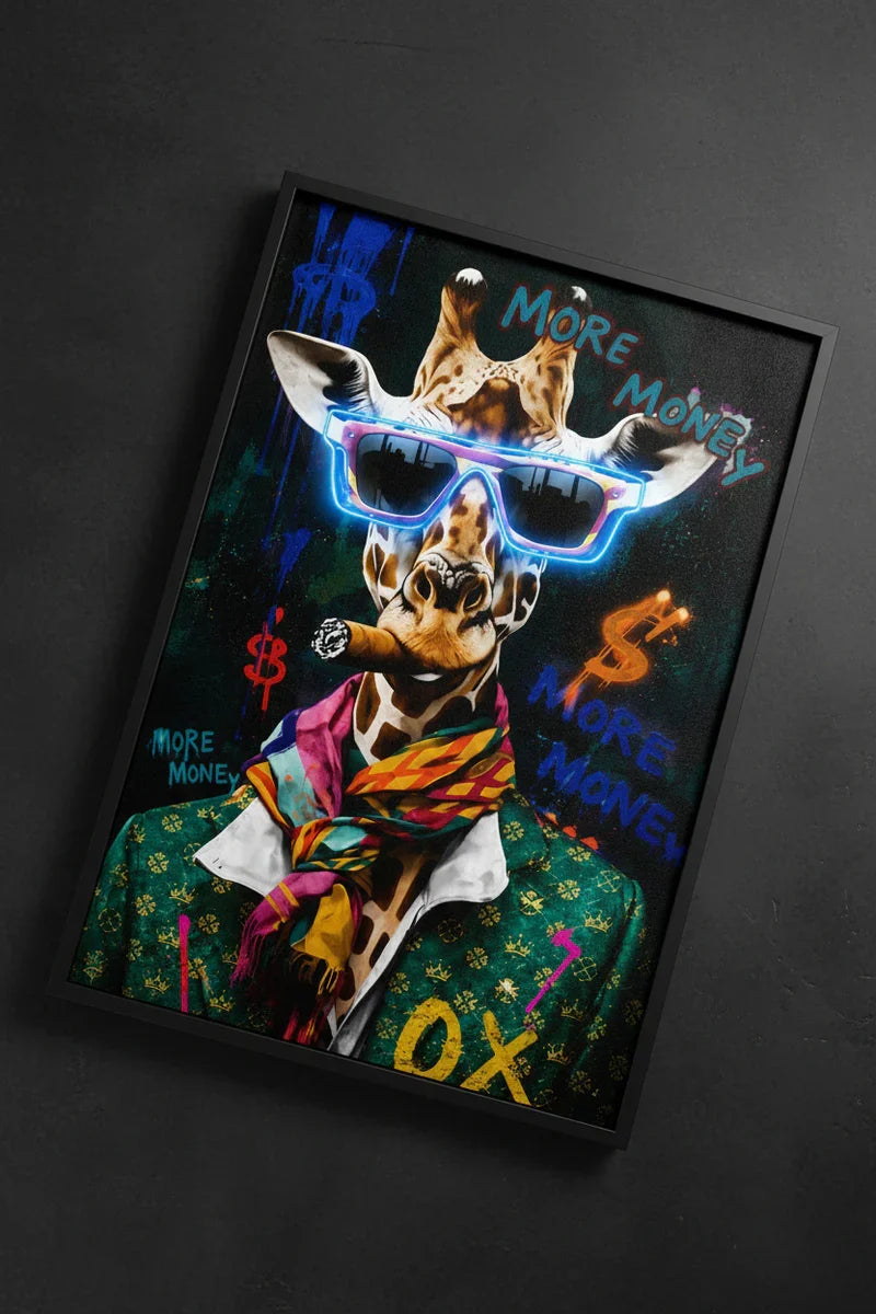 Palais Royal Quadro LED Giraffa 60x90 cm