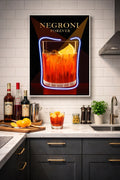 Palais Royal – Quadro LED Negroni, Vintage, 60x80 cm