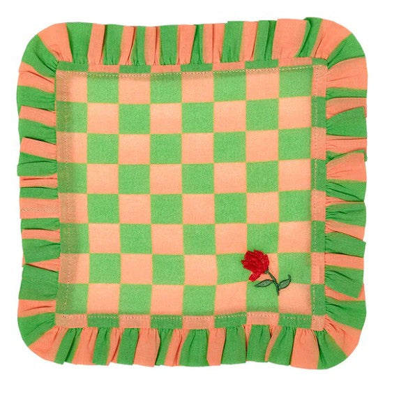 SET 2 TOVAGLIOLI 20X20 APERITIVO VERDE