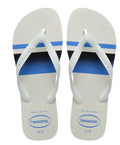 HAVAIANAS TOP BASIC, WHITE/WHITE/BLUE, 45-46