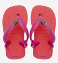 HAVAIANAS BABY BRASIL LOGO CORAL/PINK B05
