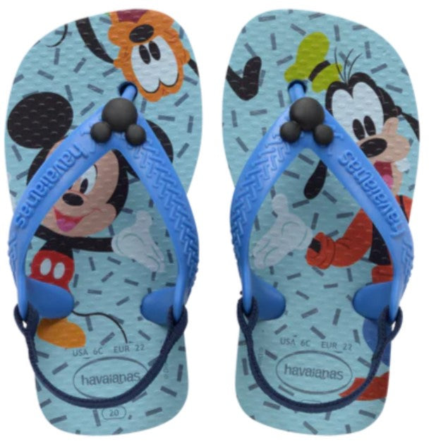 HAVAIANAS -  BABY DISNEY CLASICSC AZUL/AZUL BRILHANTE