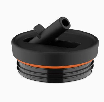 straw lid black