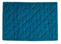 TOVAGLIETTA RETT. IMBOTTITA 36X48 PETROLIO