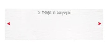 RUNNER 50X160CM SI MANGIA IN COMPAGNIA