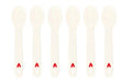 SET 6 CUCCHIAINI CUORE ROSSO