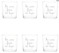 SET 6 BICCHIERI BICCHIERE 35CL HO UNA FAME DA LUPO