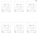 SET 6 BICCHIERI 35CL AGGIUNGI UN POSTO A TAVOLA
