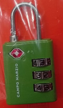 LUCCHETTO TSA VERDE MILITARE