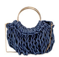 Borsa a Mano Perlina - Blu Oceano
