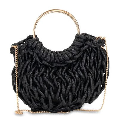 Borsa a Mano Perlina - Nero